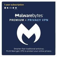 Malwarebytes Premium + Privacy VPN Bundle – 1-Year / 4-Device