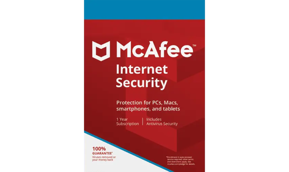 McAfee Internet Security – 1-Year / 1-Device