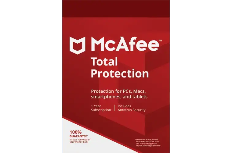 McAfee Total Protection – 1-Year / 5-Devices – Europe/UK