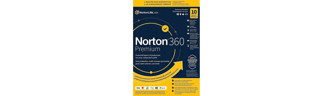Norton 360 Deluxe with LifeLock Select – 1-Year / 5-Device