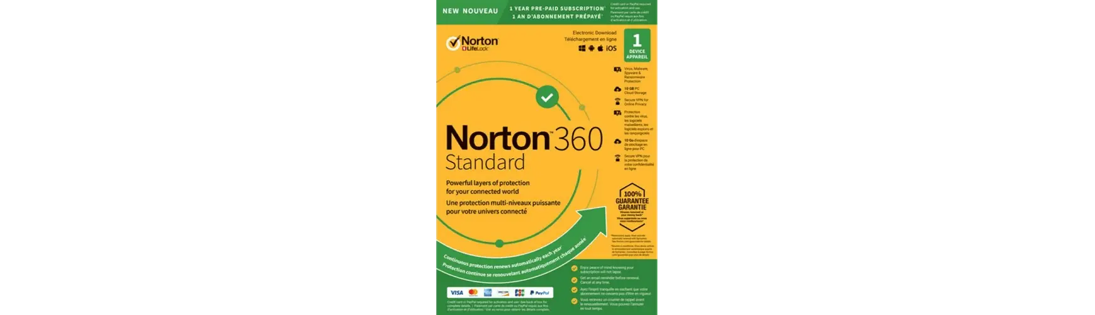 Norton 360 Standard – 1-Year / 1-Device – USA/Canada