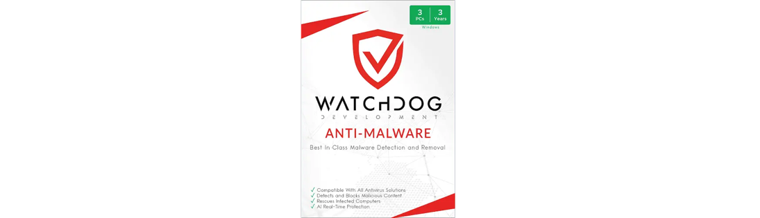 Watchdog Anti-Malware – 3-Year / 3-PC